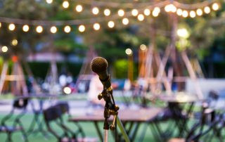 How much does an outdoor stage cost to hire?